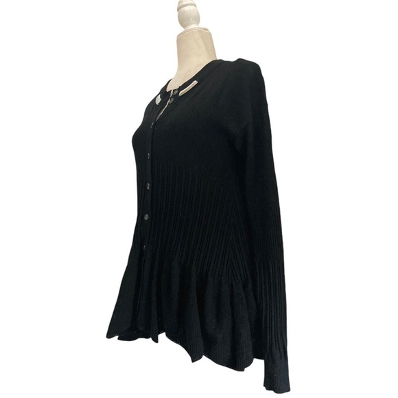 High Couture Cardigan Fit and Flare Sweater by Clair Campbell Button Front - Picture 7 of 16